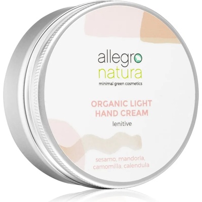 Allegro Natura Organic лек хидратиращ крем за ръце 60ml