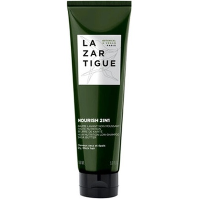 Lazartigue Nourish 2in1 High Nutrition Low-Shampoo vyživujúci šampón pre hrubé a suché vlasy 150 ml