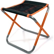 BasicNature skladacia stolička compact 2.0 čierna oranžová