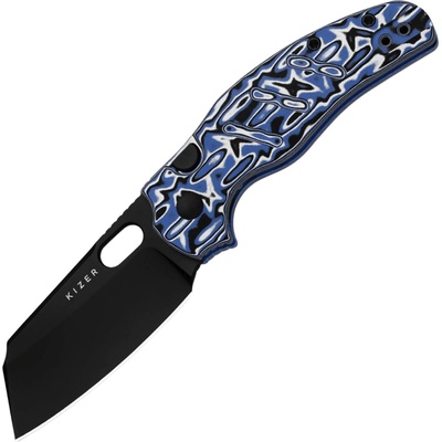 Kizer C01C 2.9 BS Nitro-V Black PVD Coating,Vortex Micarta V3488.29BSA1