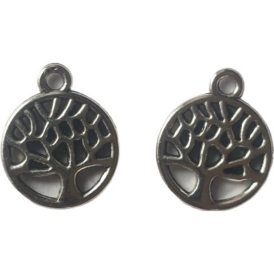 Přívěsek strom života, cca 13x10x1,5mm