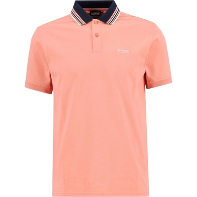 Barbour International Блуза с яка Barbour International Men's Short Sleeve Polo Shirt - Burnt Coral