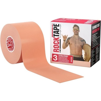 RockTape Kineziologické tejpy H2O béžová 5 cm x 5 m