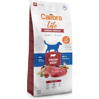 Calibra Dog Life Senior Medium Fresh Beef 12 kg