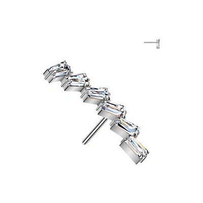Šperky4U Ozdobná část k PUSH IN piercingu TITAN TIT1709