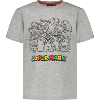 Тениска Super Mario Grey, размер 140 (ES-SMAR-106_140)