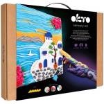 OKTO Комплект за рисуване Рисуване с материал Санторини 30x40 см (060507)