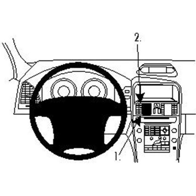 Brodit ProClip montážní konzole pro Volvo XC60 11-17, na střed 854611