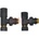 THS Thermostyle Радиаторен сет lux duo black ths 1/2"х16мм ъглов