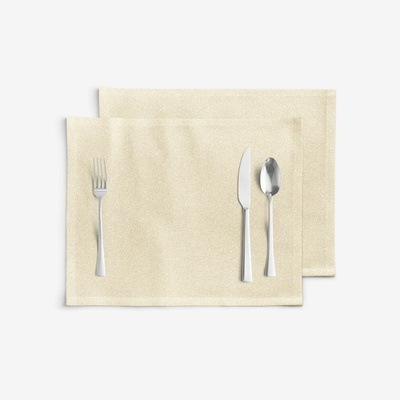 Goldea exkluzívne prestieranie zlaté s trblietkami 2ks 30x40cm