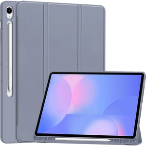 Techsuit Калъф за Samsung Galaxy Tab S10 FE Plus - Techsuit - Flex Trifold (с поставка за молив) - лилав