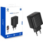 LITO Зарядно - Lito - (LC13) - Type-C, PD20W, GaN, PC Fireproof, EU Plug - Черен