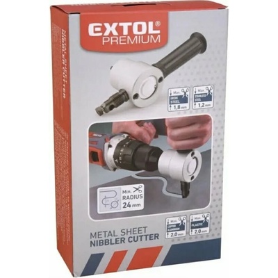 Extol Premium Nadstavec na strihanie plechu do vŕtačky