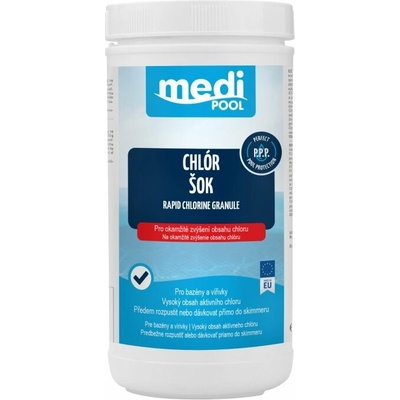 mediPOOL Rapid Chlór Šok - chlorový granulát 1 kg