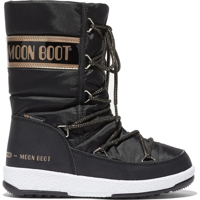 Moon Boot JR girl Quilted WP black copper