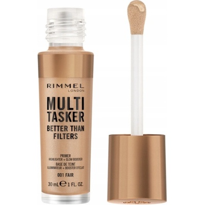 Rimmel Multi-Tasker Better Than Filters rozjasňujúca podkladová báza pre zjednotenie farebného tónu pleti 001 Fair 30 ml