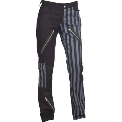 Black pistol мъжки панталон Black Pistol - Freak Pants Stripe Denim - Black Grey - B-1-21-319-08