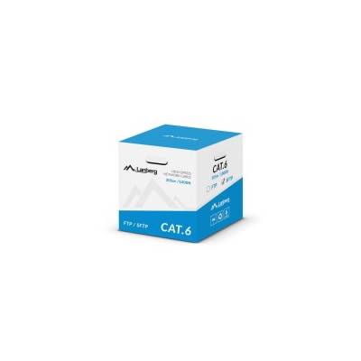 Кабел/преходник Lanberg LAN cable CAT. 6 sftp 305m solid cu grey cpr (LCS6-11CU-0305-S)
