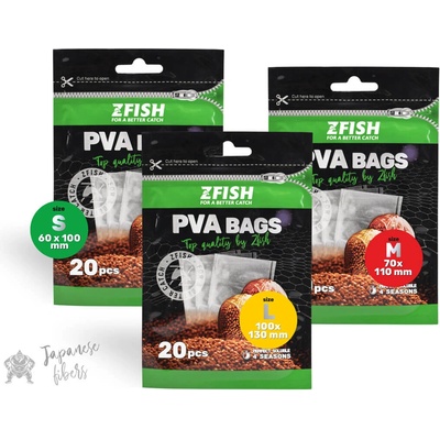 Zfish PVA Sáčky PVA Bags 20 ks - M 110x70 mm – Zboží Dáma