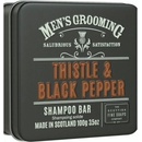Scottish Fine Soaps Pánský tuhý šampon v plechu Černý pepř a ostropestřec 100 g