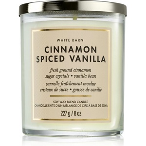 Bath & Body Works Cinnamon Spiced Vanilla ароматна свещ 226 гр
