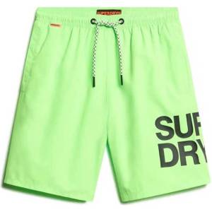 Superdry Бански гащета Superdry Sportswear Logo 17´´ swimming shorts - Green (Neon Green)
