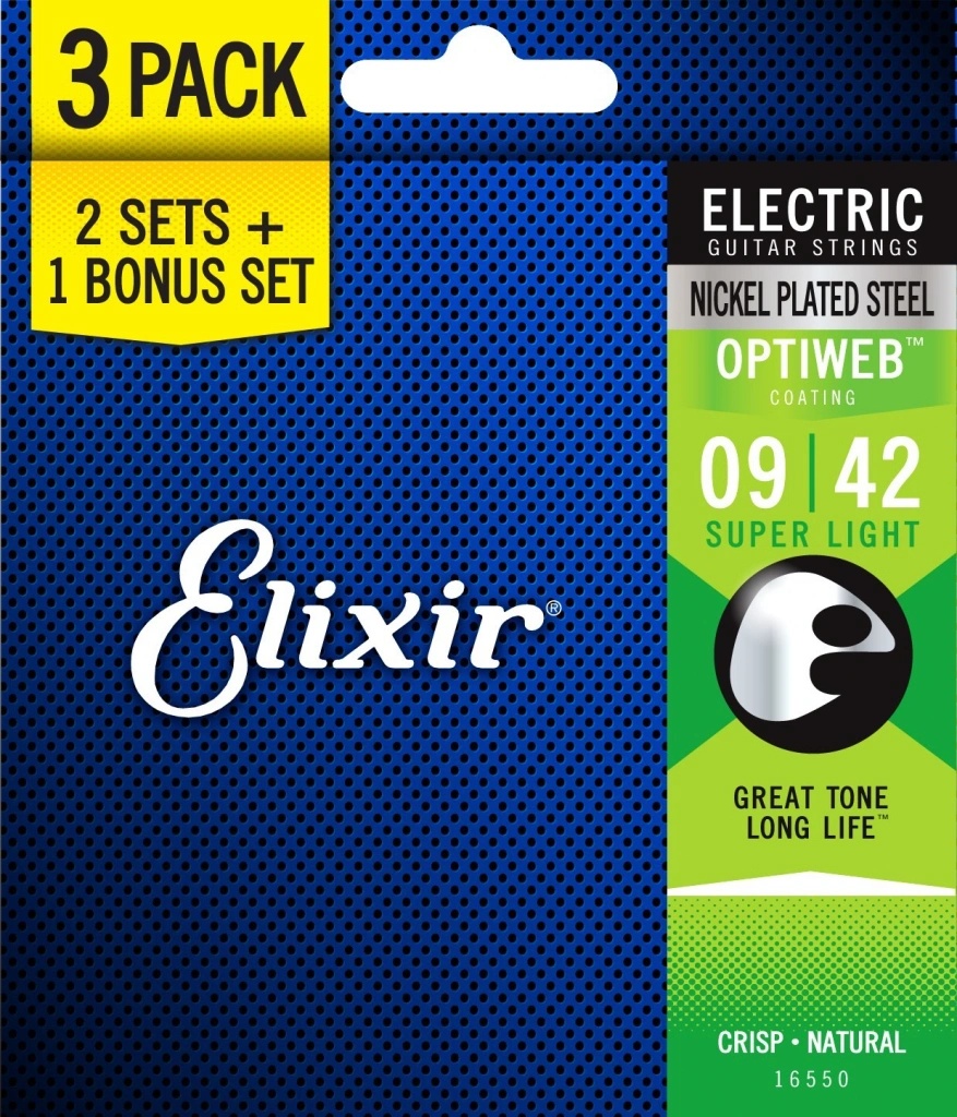 Elixir Optiweb Super Light 3-Pack