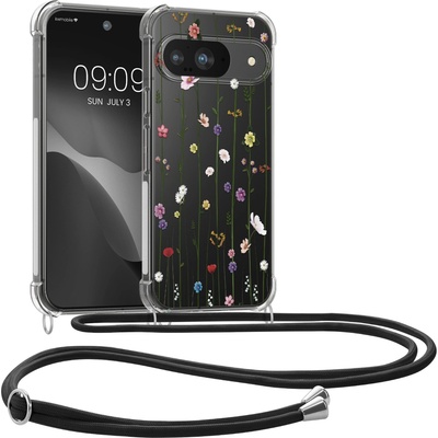 kwmobile Crossbody kryt na mobil Crossbody Case pro Google Pixel 9 / Pixel 9 Pro transparentní