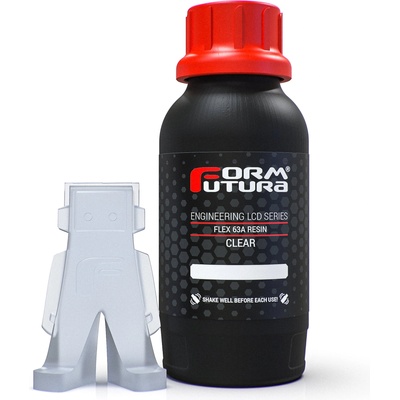 Formfutura Engineering LCD Series Flex 63A Resin Clear - 500 g (ERLCD63-CLEA-00500)