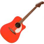 Fender Електро-акустична китара California Standard Redondo CE Fiesta Red by Fender