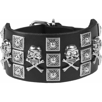 LEATHER & STEEL FASHION Skull and Pyramids LSF1 157