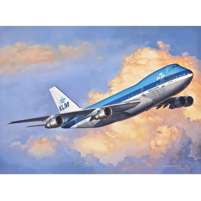 Revell Сглобяем модел Пътнически самолет Boeing 747-200 KLM на Revell
