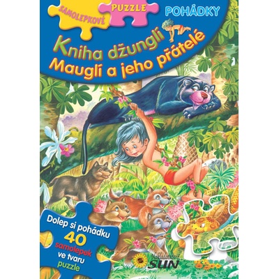 Samolepkové puzzle Kniha džunglí