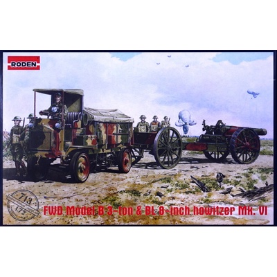 Roden FWD Model B & BL 8 inch Howitzer Mark VI 1:72