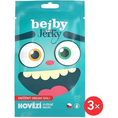 Jihočeské Jerky Bejby hovězí 3 x 20 g