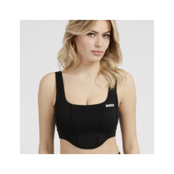 Guess brigit active top V3GP02MC04Z JBLK Černá
