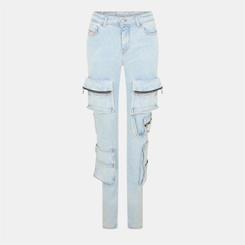 Diesel Дънки Diesel Women's Denim Stretch Mid Rise Skinny Jeans - Blue Denim