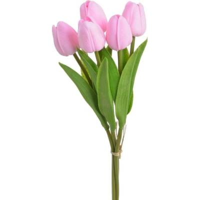 Tulipán pěnový (5 ks) - růžová 30 cm
