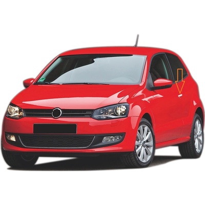 Nerez kryty kľučiek VW Polo 2 dver. 2009-2017 2 ks
