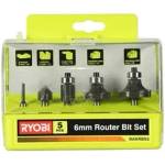 RYOBI К-Т ФРЕЗЕРИ ЗА ОБЕРФРЕЗА ryobi rakrbs5 (5132003828)