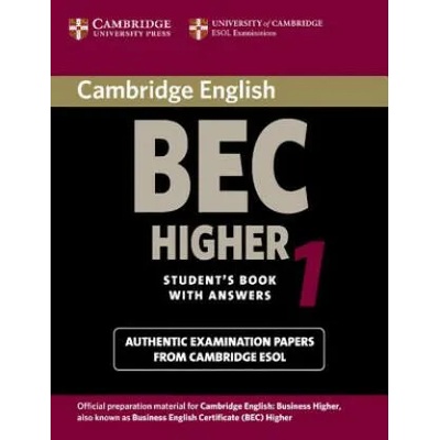 Cambridge BEC Higher 1 | University of Cambridge Local Examinations Syndicate