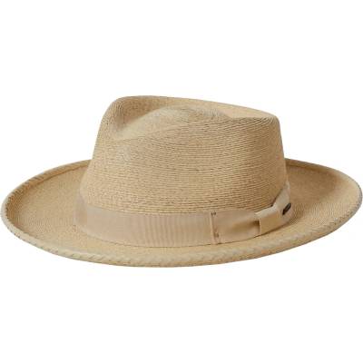 Brixton Шапка Brixton Swindle Straw Fedora Hat - Natural / Natural (904-3698-0111)