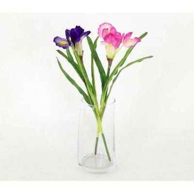 Umělá květina - iris. UKA025, sada 12 ks