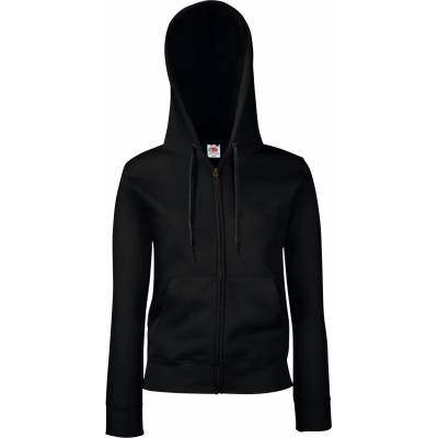 Fruit of the Loom Дамско яке с качулка fruit of the loom premium lady-fit / Дамско яке с цип - черно xxl (16211800205)