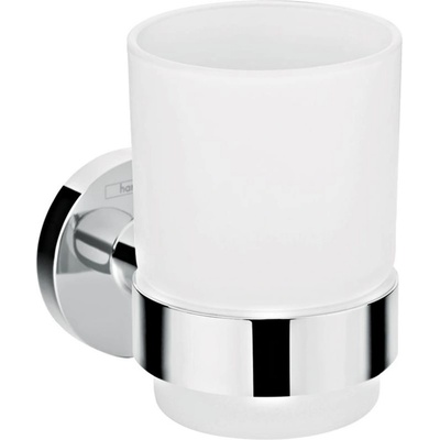 Hansgrohe Logis Universal Sklenička na ústní hygienu, sklo/chrom 41718000 – Zboží Dáma
