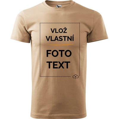 Tričko s potiskem béžová – Zbozi.Blesk.cz