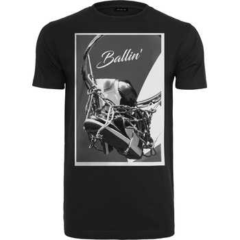 Mister Tee Мъжка тениска в черен цвят Mister Tee Ballin 3.0UB-MT2719-00007 - Черен, размер 5XL