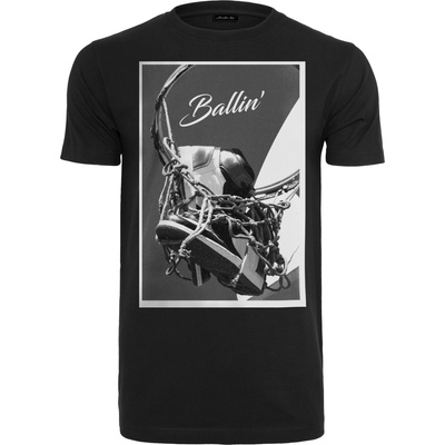 Mister Tee Мъжка тениска в черен цвят Mister Tee Ballin 3.0UB-MT2719-00007 - Черен, размер 5XL