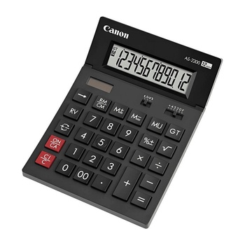 Canon Калкулатор Canon AS-2200 - настолен, 12-разряден дисплей