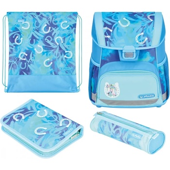 Herlitz Ученически комплект с чанта-раница Loop Plus, заредена, Lucky Horse - Herlitz